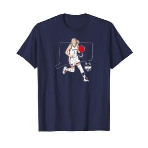 Uconn Basketball Paige Bueckers Super Star Pose -  T-Shirt
